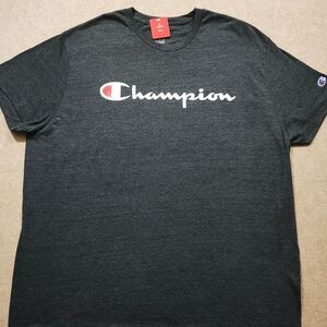 Champion Men's Charcoal Gray Logo T-Shirt #8